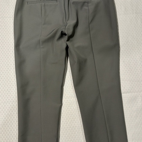 Never worn gray stretch dress pants, back leg seam looks professional and trendy - Picture 8 of 10